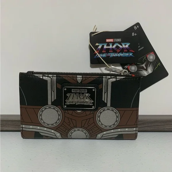 Loungefly Marvel Thor Love & Thunder Cosplay Mini Backpack & Wallet - Picture 9 of 13